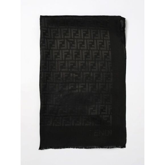 Fendi Scarf Woman Black